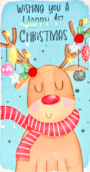 Baby's First Christmas - Slim Rudolph