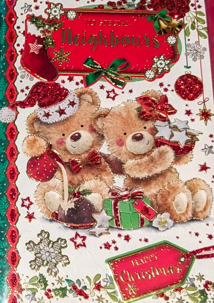 Neighbours Christmas - Cute Bears With Gifts