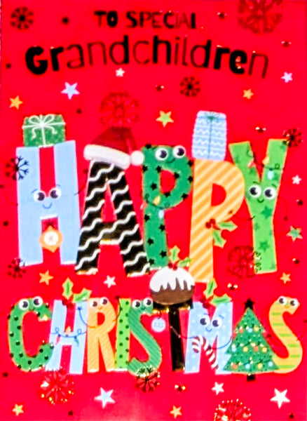 Grandchildren Christmas - Happy Christmas