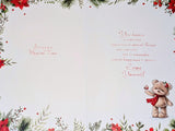 Great Granddaughter Christmas - Cute Robin Words