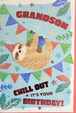 Grandson Birthday -  Sloth