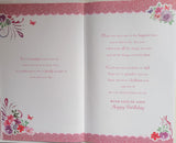 Granddaughter Birthday - Large 8 page Dress pink