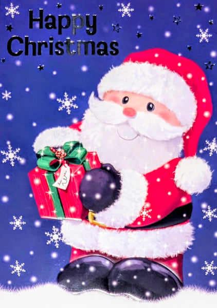 Open Christmas - Santa With Gift