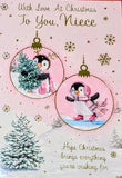 Niece Christmas - Cute Penguin With Love