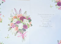 Open Female Birthday - Traditional Flower Bouquet