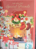 Friends Christmas - Traditional Fireplace