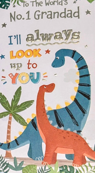 Father’s Day No.1 Grandad - Slim Dinosaurs