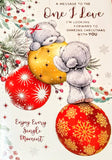 One I Love Christmas - Large Cute Bears & Baubles