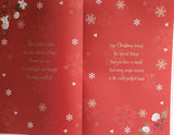 Granddaughter Christmas - Large 8 Page Cute Red