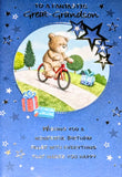 Great Grandson Birthday - Cute Bear On Bike