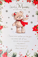Mum Christmas - Cute Robin Words