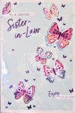 Sister In Law Birthday - Traditional Butterflies