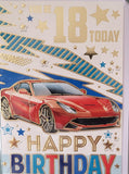 18 Birthday Male - Car red