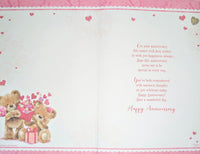 Sister & Brother In Law Anniversary - Cute Envelope & Hearts