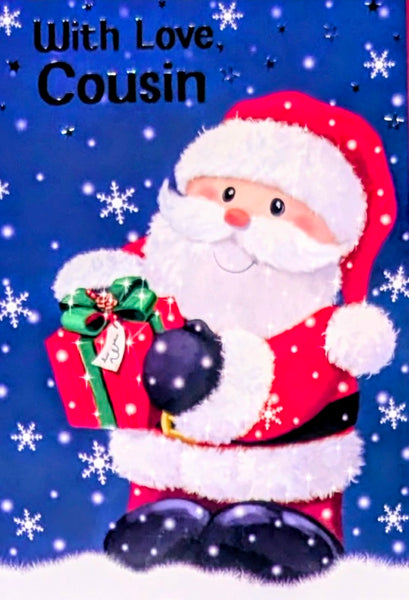 Cousin Christmas - Santa With Gift