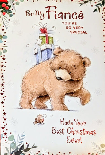 Fiance Christmas - Cute Bear With Gifts