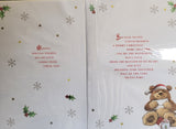 Husband Christmas- Large Cute Bear With Envelope
