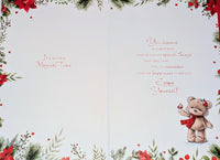 Daughter Christmas - Cute Robin Words