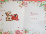 Mum Christmas - Cute Bear And Gift Box