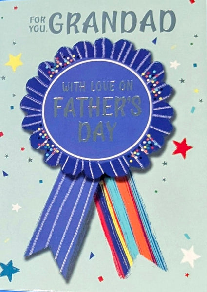 Father's Day Grandad - Traditional Rosette