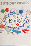 Open Male Birthday - White Sports