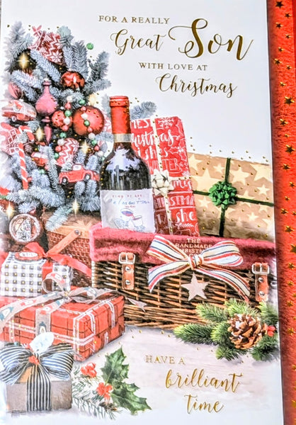 Son Christmas - Traditional Wine Gift Hamper
