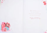 Open Female Birthday - Traditional Flowers In Gift Bags