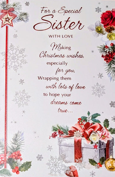 Sister Christmas - Traditional Gift Boxes Words