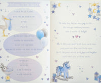 Baby Boy - Large 8 Page Baby Journal