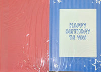 6 Boy Birthday - Blue Stars