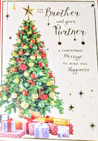 Brother & Partner Christmas - Traditional Tree & Gifts