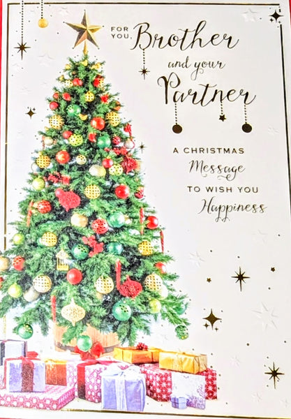 Brother & Partner Christmas - Traditional Tree & Gifts