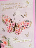 Friend Birthday - Traditional big Butterfly