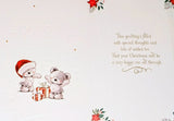 Friend Christmas - Cute Bears Red Merry