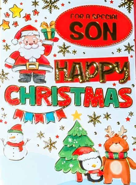 Son Christmas - Santa & Penguin