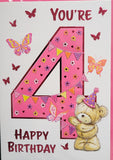 4 Girl Birthday - Big 4 bear right