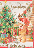 Grandma Christmas - Cute Stairs