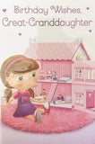 Great Granddaughter Birthday - Dolls House Wishes