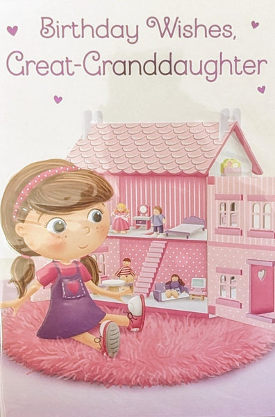 Great Granddaughter Birthday - Dolls House Wishes