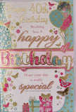 40 Birthday Female -  Happy Birthday