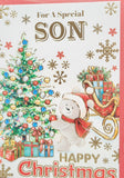 Son Christmas - Cute tree and sleigh