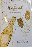 Husband Anniversary - Traditional Champagne Words