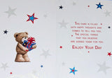 Someone Special Male Birthday - Cute Bears & Stars