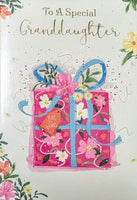 Granddaughter Birthday - Pink Gift Box
