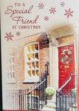 Friend Christmas - Red Door and steps