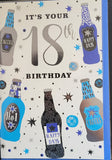 18  Birthday Male - Bottles