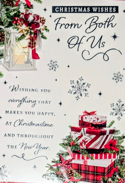 From Both Of Us Christmas - Traditional Lantern & Gifts