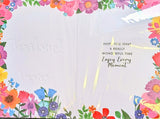 Open Female Birthday - Traditional Flowers Loveliest Day