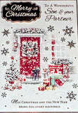 Son & Partner Christmas - Large Red Door