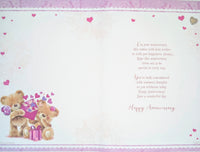 Brother & Sister In Law Anniversary - Cute Envelope & Hearts